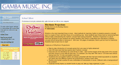 Desktop Screenshot of gambamusic.com